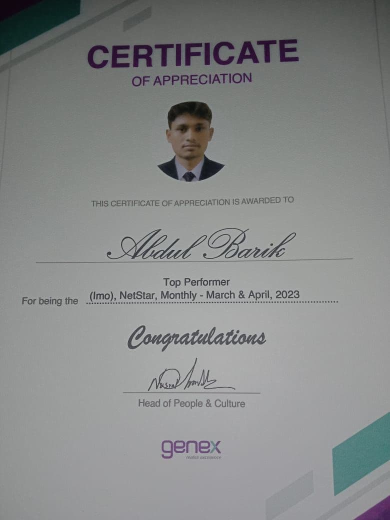 Top Performer